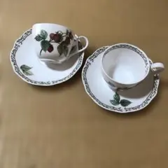 ノリタケ　カップ&ソーサー　ロイヤルオーチャード　2客