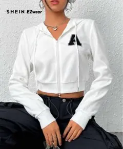 ⭐︎SHEIN ホワイト クロップドパーカー⭐︎
