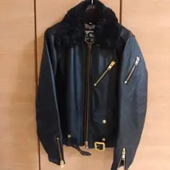 RALEIGH BOUNTY HUNTER ライダース BLACK サイズS RALEIGH x BOUNTY HUNTER