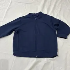 UNIQLO エアリズムUVカットメッシュブルゾン　　90 ネイビー