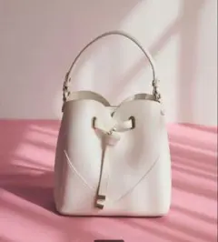 VIS ハートカットバッグ　ホワイト