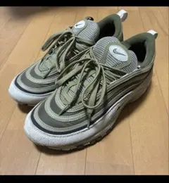 NIKE エアマックス97 カーキ×オフホワイト27cm