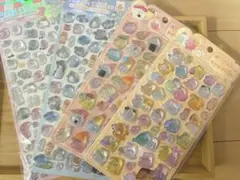 オバケーヌ　うるちゅるポップシール　大小4枚セット　ボンボンドロップシール