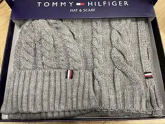 Tommy Hilfiger ニット帽 マフラー セット グレーのサムネイル