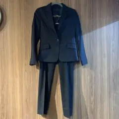 グリーンレーベルリラクシング　パンツスーツ セットアップ ブラック　36