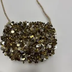 スパンコール ショルダーバッグ ゴールド・シルバー ２Way