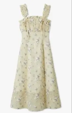 snidelブレードリボンジャガードワンピ