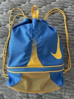 Nike プールバッグ 青/黄色 メッシュポケット付き