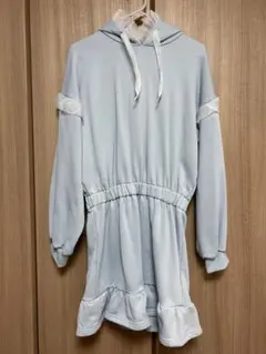 メリージェニー フリルフードワンピース