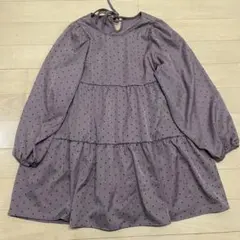 natural couture ドットワンピース