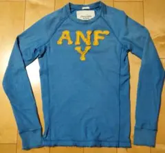 割引中Abercrombie&Fitchアバクロ ロンT 青 ブルー Sサイズ