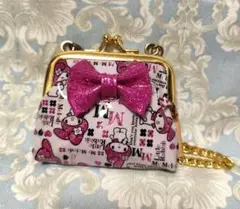 My Melody マイメロ　ミニがま口バック　リボン