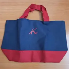 Kitamura ミニトートバッグ ネイビー×レッドのサムネイル