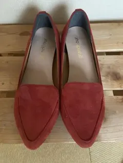 未使用品 ポインテッドトゥ フラットシューズ 24㎝