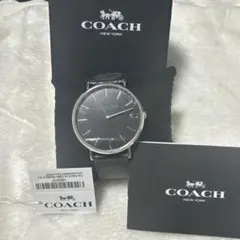 COACH メンズ 腕時計 アナログ クォーツ ブラックのサムネイル
