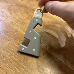 IKEA グレー　キーホルダー式　スマホスタンド