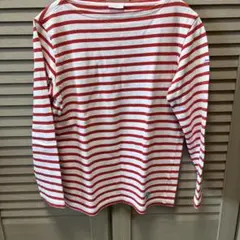 【omochiページ】【超美品】透け感ありコムコムボーダーカットソー omochi様専用ページ】【超美品】透け感ありコムコムボーダーカットソー