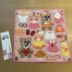 FEILER ニナズクローゼット　 ピンク　ハンカチ　おまけ　しおりつき