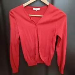 ウール100 % カーディガン　natural beauty basic