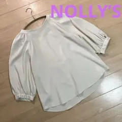 【美品】ノーリーズ　NOLLY’S ボリューム袖ブラウス　38