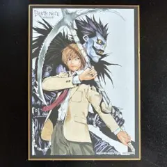 デスノート展 入場特典 ミニ色紙 夜神月 リューク