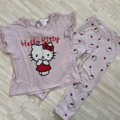 ハローキティ　半袖セットアップ　100