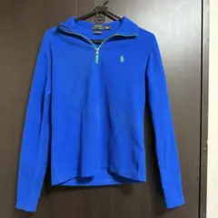 ［Polo Ralph Lauren ］ハーフジップ フリース ブルー