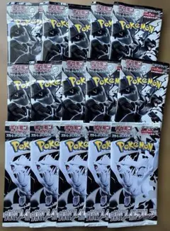 ポケモンカード ブラックボルト ホワイトフレア 15パックセット