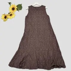 OPAQUE.CLIP ✨美品✨ロングワンピース　ノースリーブ　40　Lサイズ