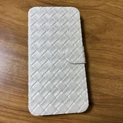 iPhone7,8 手帳型ケースメッシュタイプ　白