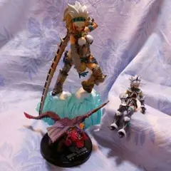 モンスターハンター　キリン装備女ハンター他フィギュアまとめ売り