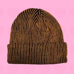 ビーニー 海外ストリート y2k グランジ レア ニット ニット帽