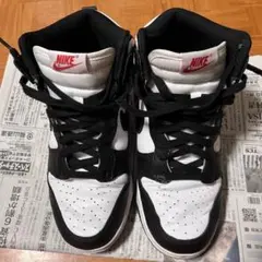 ナイキ ダンク Dunk High ブラック 25 パンダダンク 赤タグ