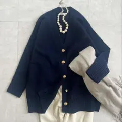 M*N様 23AW 美品✨ ノーリーズ　カシミヤブレンド長めVネックカーディガン