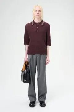 ourlegacy ニットポロ　46 OUR LEGACY evening polo 46 ニットポロ ours - メルカリ