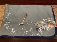 ★未使用　スヌーピーセット　フランネルブランケット　ひざ掛け&スプーン