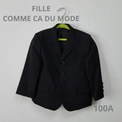 FILLE COMME CA DU MODE ブラック ジャケット100A