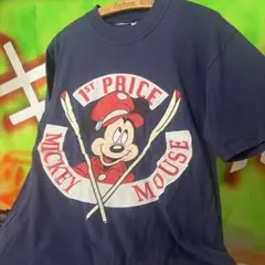00s ミッキーマウス ボート パドル ネイビー キッズヴィンテージ Tシャツのサムネイル