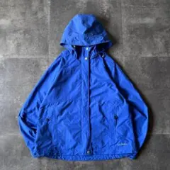 00s L.L.Bean マウンテンパーカー L相当 ナイロン 青 A362