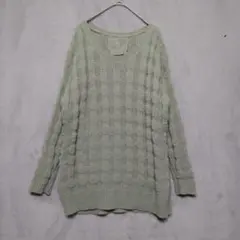 OSMOSIS♡ざっくり編みニット 変形ケーブル編 ONEサイズ