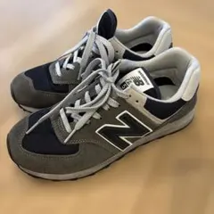 New Balance 574 Classic グレー ネイビーのサムネイル