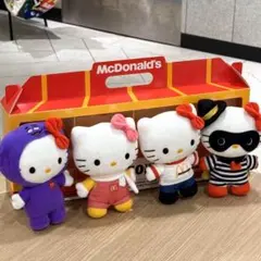 マクドナルド ハローキティ ぬいぐるみ 4体セット