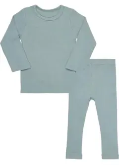 Little page 赤ちゃん キッズ パジャマ 伸縮性のある長袖 ブルーL