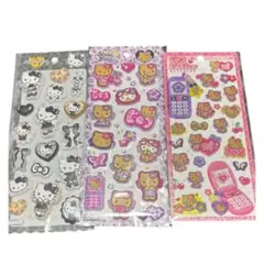 平成はっぴーフォンと日焼けキティマシュマロシールセット 正規品