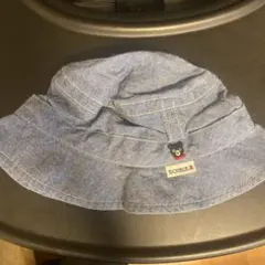 ミキハウス　DOUBLE.B デニムブルー 帽子