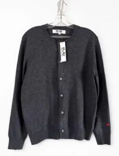 PLAY COMME des GARÇONS ダークグレー カーディガン長袖 Lのサムネイル