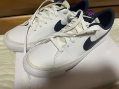 【新品未使用】NIKE コートレガシー リフト ホワイト パープル