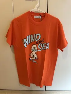 WIND AND SEA Tシャツ オレンジ