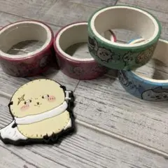 【オマケ付き】ちいかわ マスキングテープ マグネット セット