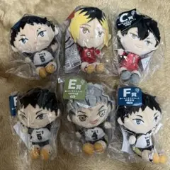 ハイキュー　ぬいもっち　マスコット　コンプリート　黒尾　孤爪　木兎　赤葦